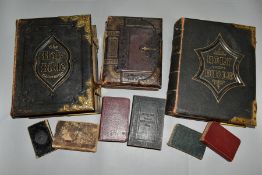 EPHEMERA, two large Bibles, Brown's Self-Interpreting Family Bible, The National Comprehensive