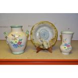 THREE PIECES OF BOURNE, DENBY CERAMICS, comprising a Garden Pottery duckling designed by Donald
