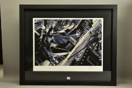 ALEX ROSS (AMERICAN CONTEMPORARY) 'BATMAN: KNIGHT OVER GOTHAM' a signed limited edition print of the