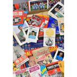 A QUANTITY OF FOOTBALL MAGAZINES AND EPHEMERA, to include a late 1960's and early 1970's, Goal &