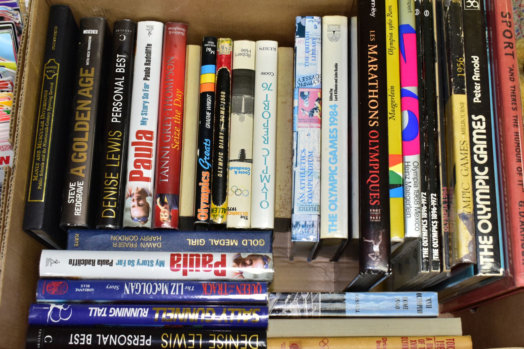 THREE BOXES OF BOOKS RELATING TO THE OLYMPIC GAMES AND OLYMPIC ATHLETES AND RUNNING, approximately - Image 4 of 4