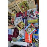 A COLLECTION OF ASTON VILLA FOOTBALL PROGRAMMES AND EPHEMERA, majority are home programmes, from