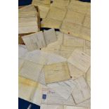 INDENTURES approximately 60 - 70 Legal Documents dating from 1800 - 1839 to include Conveyances,