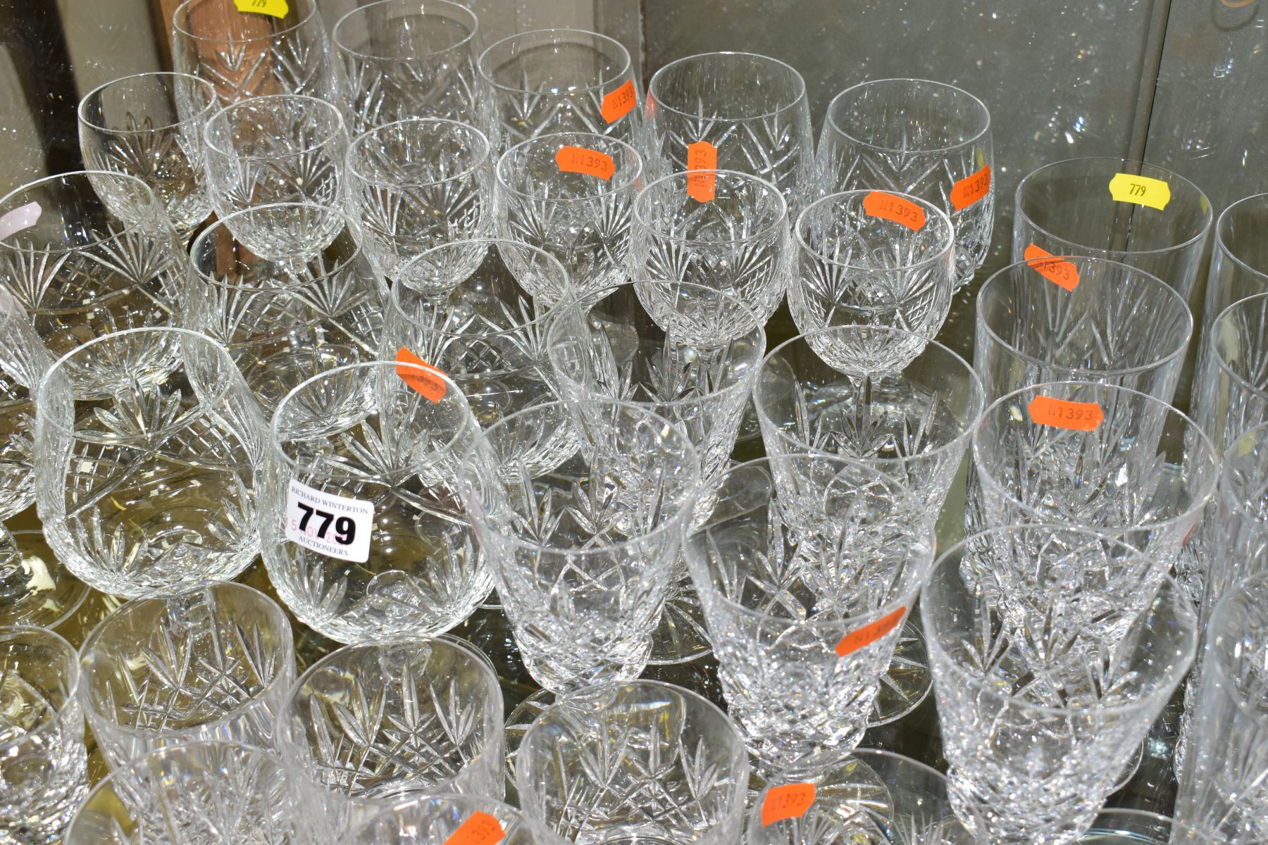 VARIOUS CUT GLASSES, to include wines, brandy, tumblers, port, etc (Condition:- unmarked) - Image 5 of 5