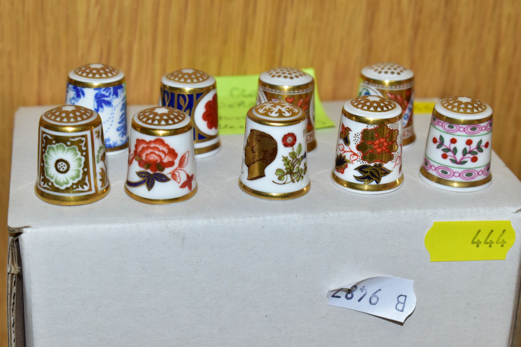 A COLLECTION OF TWENTY ONE ROYAL CROWN CHINA THIMBLES, including a selection from The Historical - Image 6 of 6
