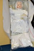 A BOXED FRANKLIN MINT HEIRLOOM DOLLS, 'The Victorian Christening Doll', appears complete and in very