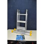 A WERNER MULTIPURPOSE LADDER 10 variations 3.38m straight length