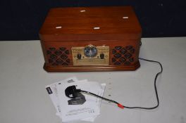 A ZENNOX D3939 RETRO HI-FI with CD, tape, USB ,radio and turntable (PAT pass and fully working)