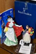 TWO BOXED ROYAL DOULTON FIGURES, comprising Biddy Penny Farthing HN4933 (Best of the Classics),