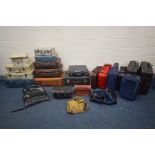 A SELECTION OF TWENTY FIVE VARIOUS LUGGAGE, of various styles, ages and materials
