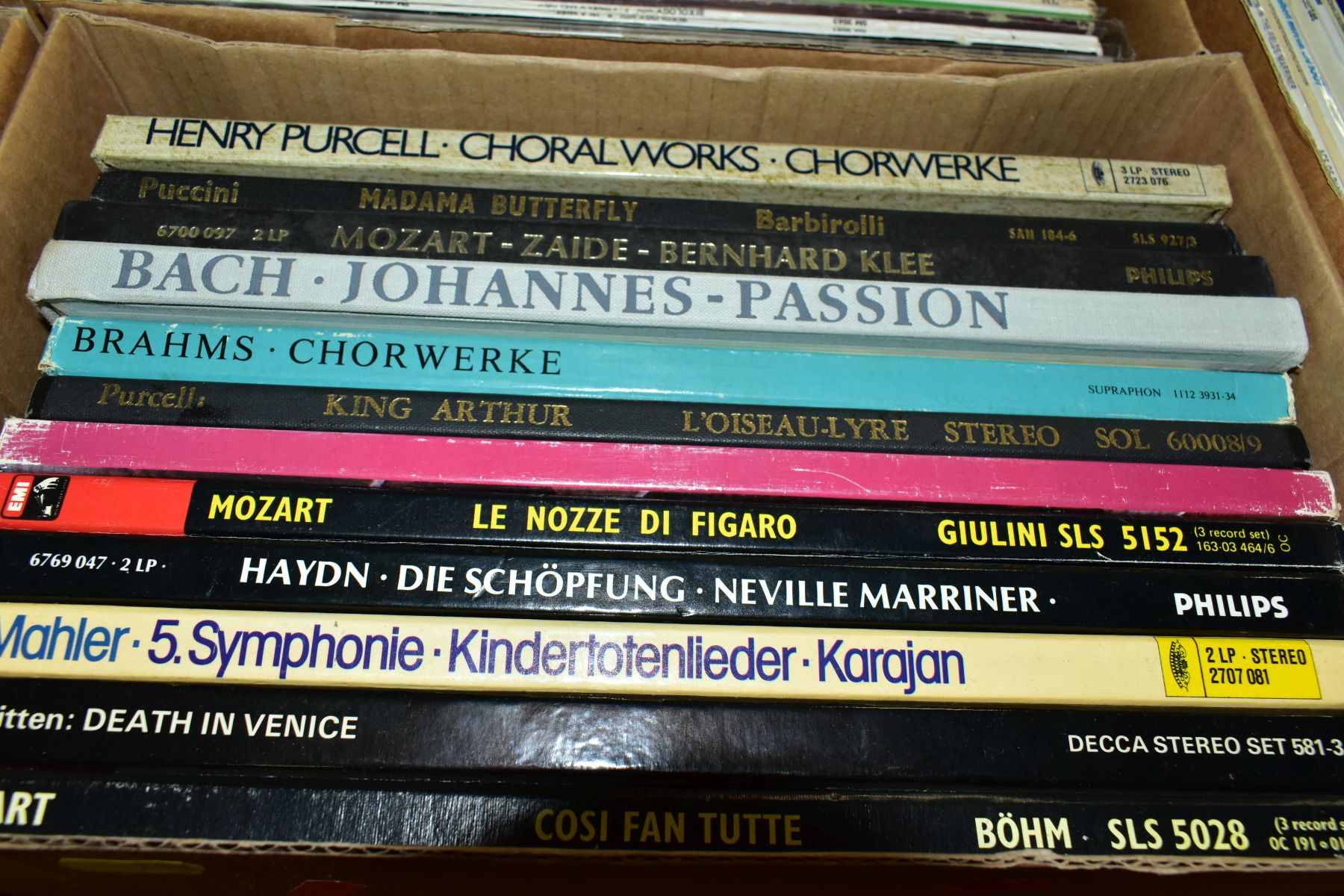 TEN BOXES OF LP RECORDS, to include 400+ LPs, mainly classical music, composers include Henry - Bild 7 aus 12