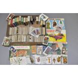 CIGARETTE CARDS, a collection of cigarette cards from various manufacturers comprising sets, part