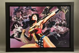 ALEX ROSS (AMERICAN CONTEMPORARY) 'WONDER WOMAN: DEFENDER OF TRUTH', a signed limited edition
