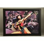 ALEX ROSS (AMERICAN CONTEMPORARY) 'WONDER WOMAN: DEFENDER OF TRUTH', a signed limited edition