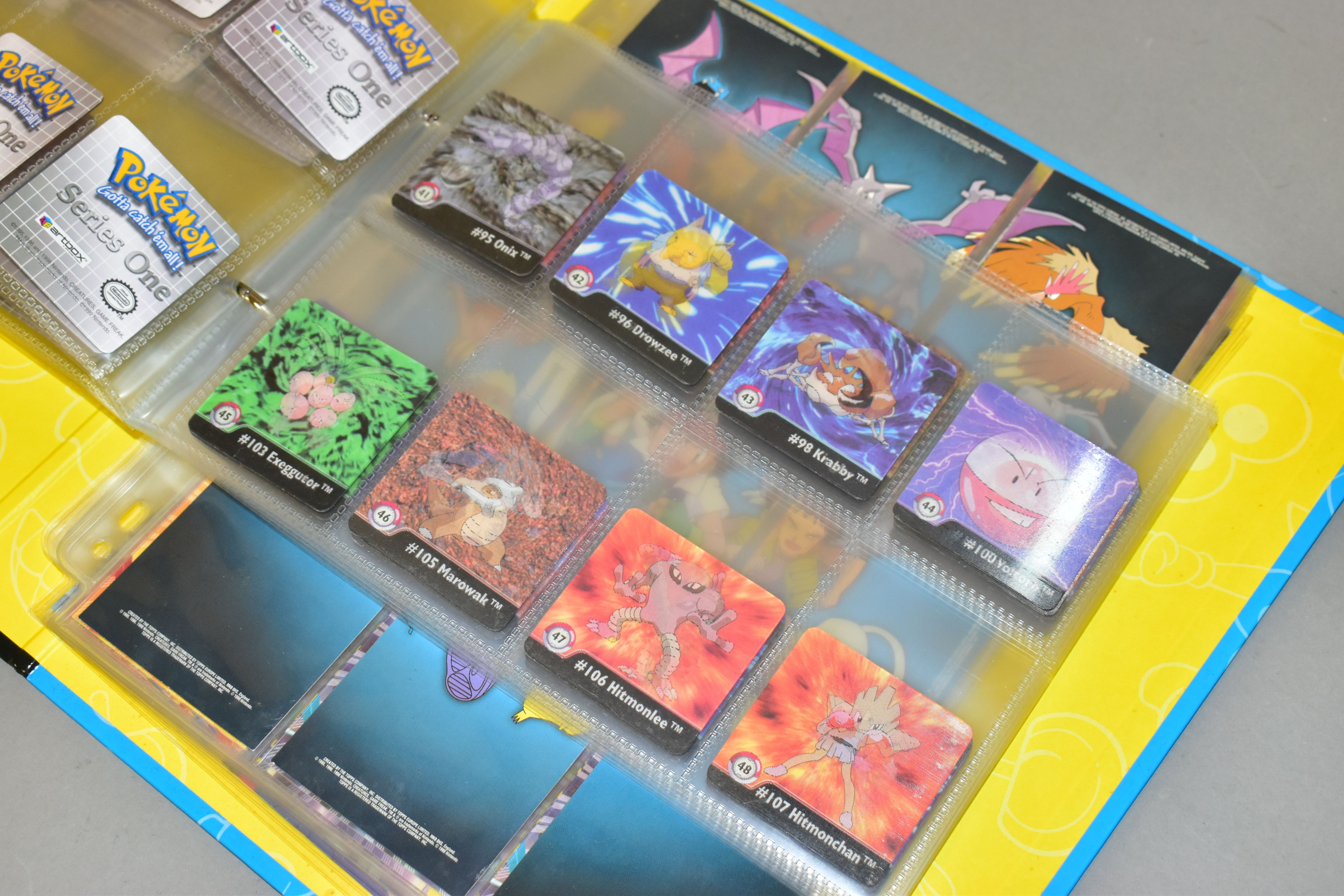 A COMPLETE SET OF THE TOPPS POKEMON TRADING CARDS SERIES 1, all 76 cards plus the 13 character cards - Bild 6 aus 20