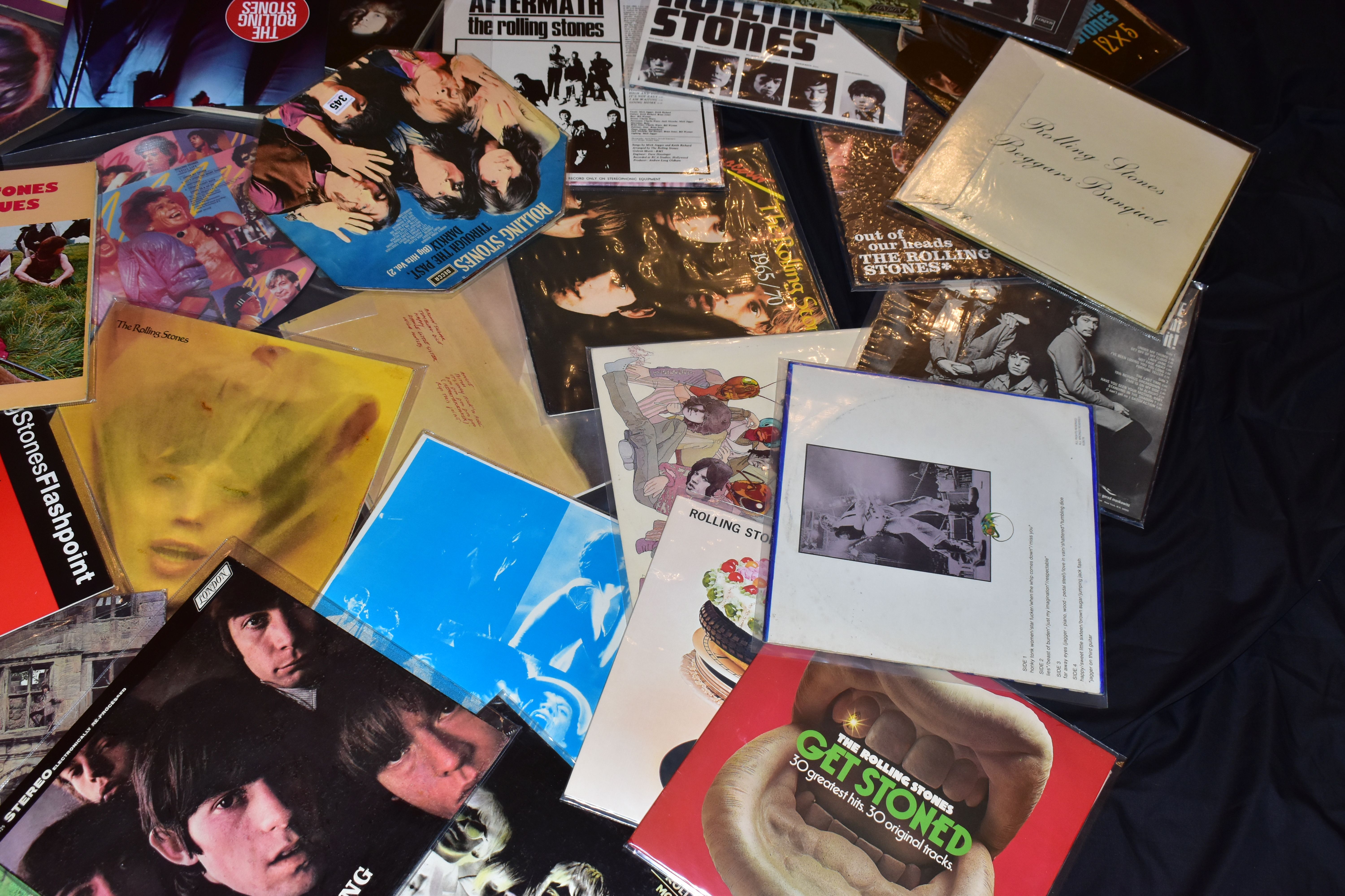 THE ROLLING STONES: THIRTY FIVE LPs including originals, London records, 180gr records( full list - Image 4 of 7