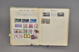 STAMPS, worldwide collection in a small album formed in 1950s with issues from 1930s and 40s