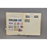 STAMPS, worldwide collection in a small album formed in 1950s with issues from 1930s and 40s