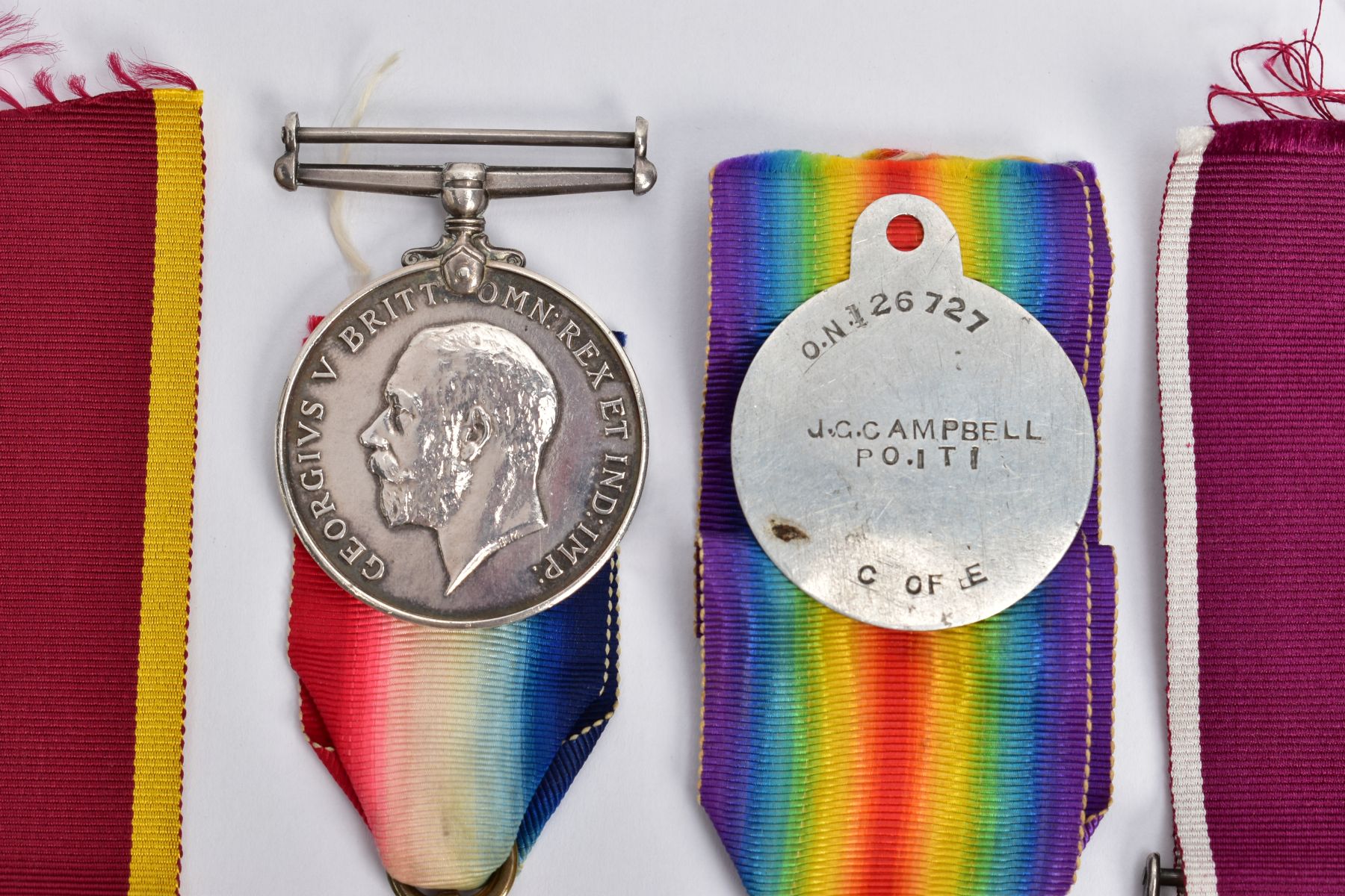 VICTORIAN & WWI MEDALS TO FAMILY MEMBERS, to include China War medal 1900 no bar, named to J.G. - Image 4 of 5