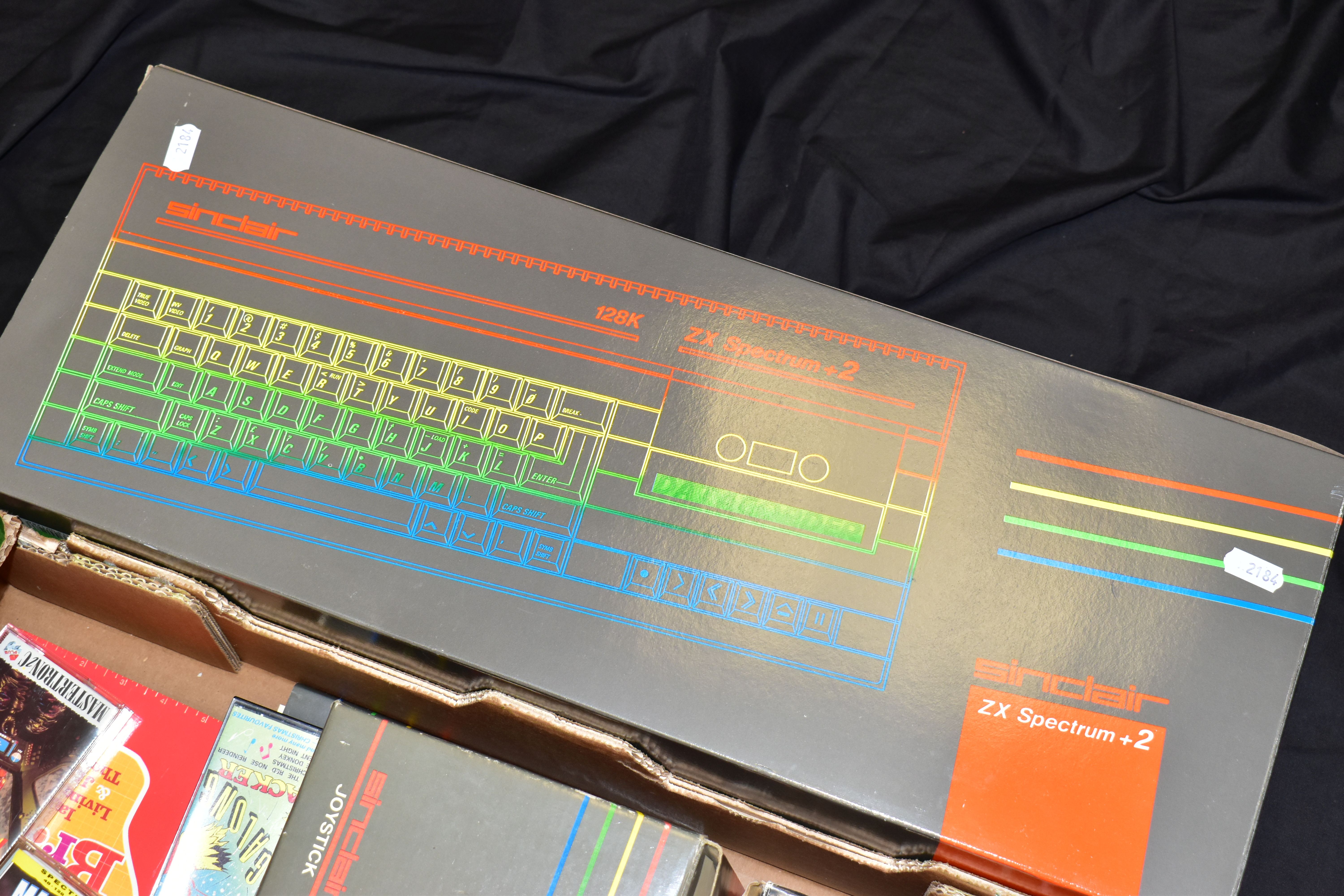 A BOXED SINCLAIR ZX SPECTRUM +2 VINTAGE COMPUTER with all packaging, power supply, a boxed - Image 2 of 4