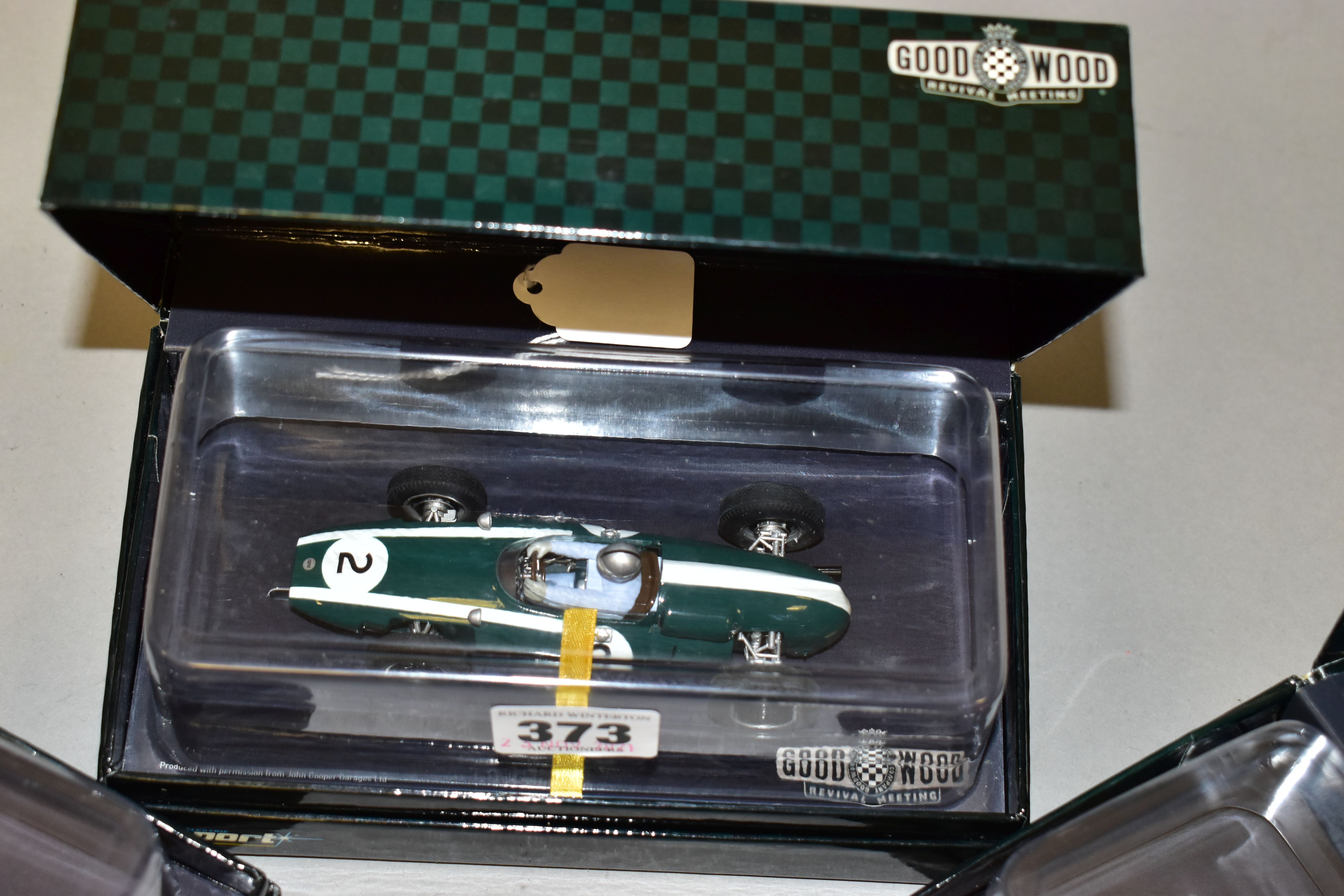 THREE BOXED SCALEXTRIC LIMITED EDITION CLASSIC GRAND PRIX GOODWOOD REVIVAL MEETING F1 RACING CARS, - Image 5 of 8