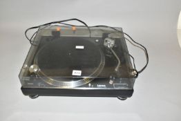 A LENCO QUARTZ L-3807 TURNTABLE with speed adjuster and lamp power output ( PAT pass and working,