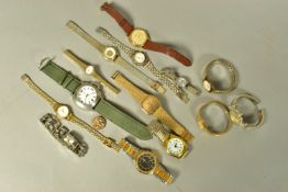 FOURTEEN ASSORTED WRISTWATCHES, mostly quartz movements, with names such as 'Limit, Sekonda,