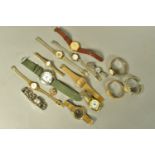 FOURTEEN ASSORTED WRISTWATCHES, mostly quartz movements, with names such as 'Limit, Sekonda,