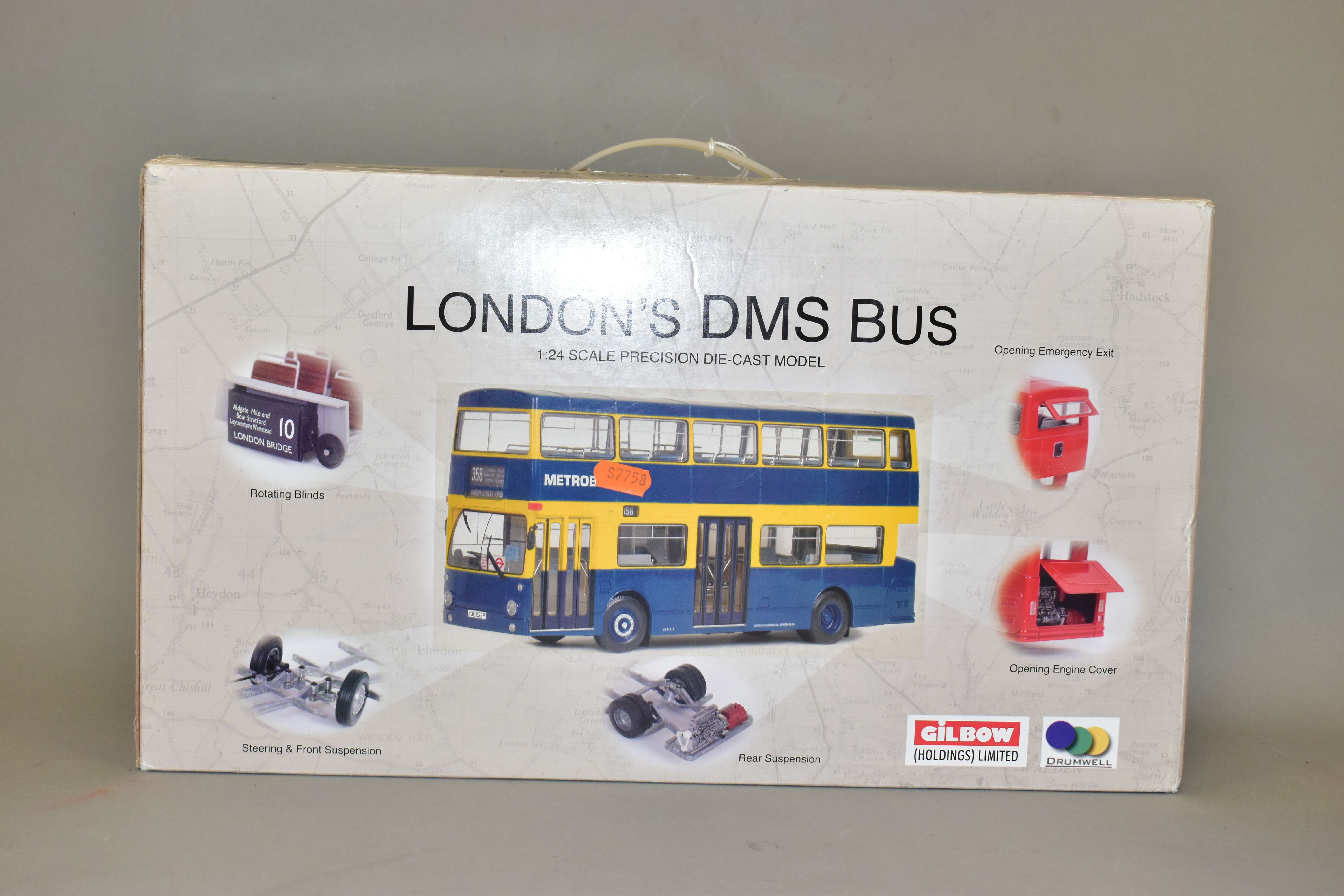 A BOXED GILBOW EXCLUSIVE FIRST EDITIONS DAIMLER FLEETLINE LONDON DMS CLASS BUS, No.99105 1:24 scale, - Image 6 of 6