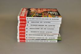 STRIKER BY PETE NASH, the complete collection, vols 1-8 inclusive, all signed by Pete Nash, with