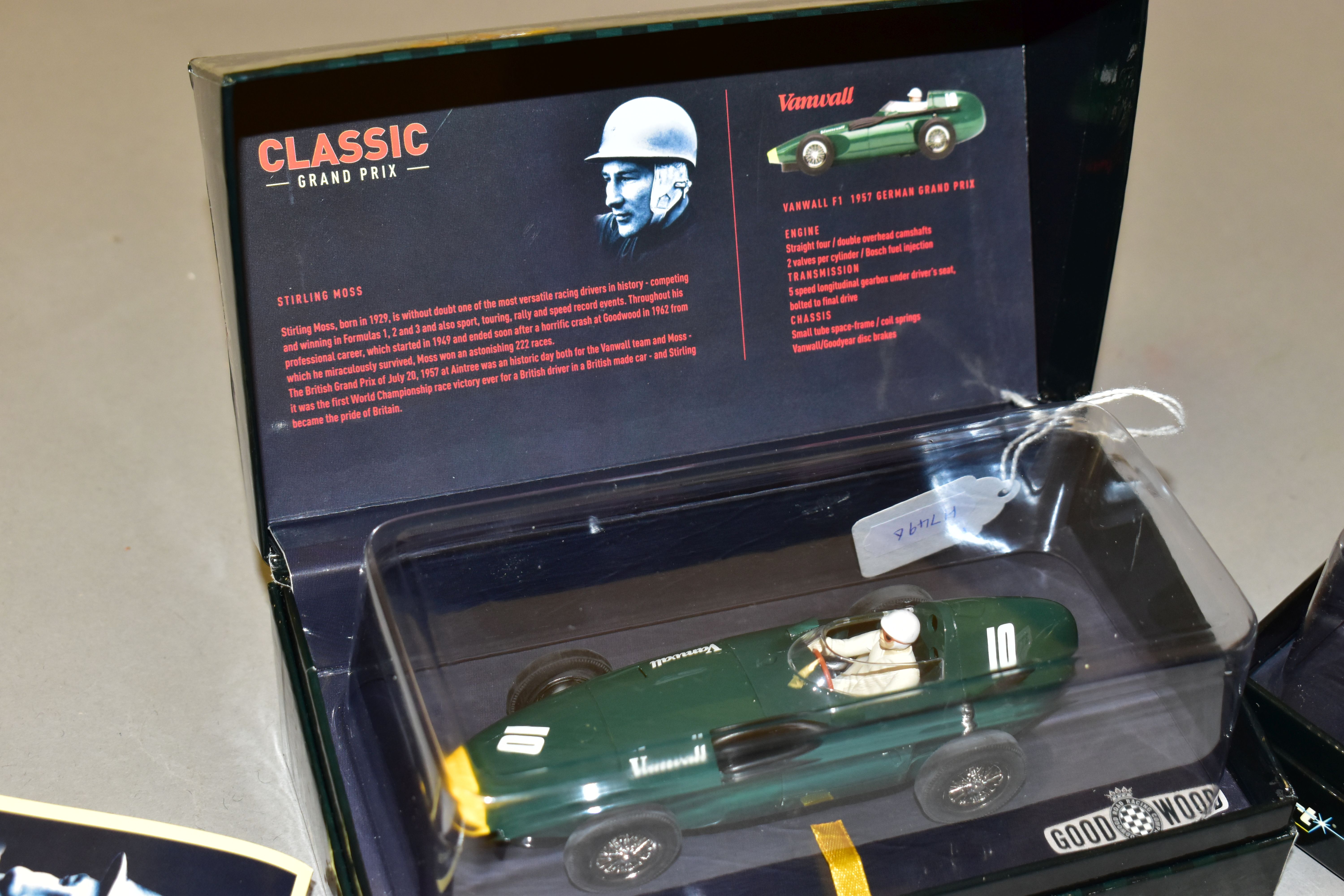 THREE BOXED SCALEXTRIC LIMITED EDITION CLASSIC GRAND PRIX GOODWOOD REVIVAL MEETING F1 RACING CARS, - Image 4 of 8