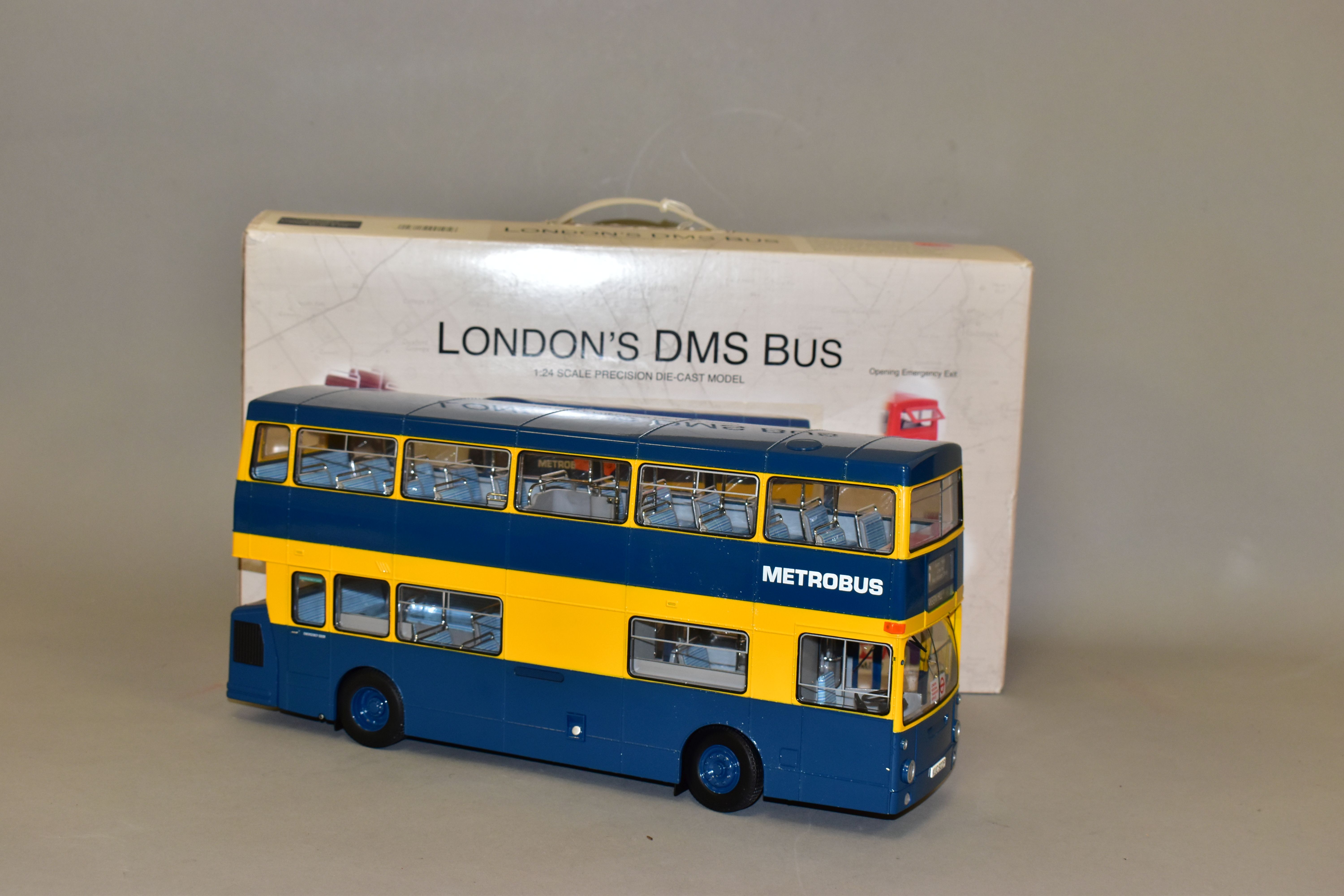 A BOXED GILBOW EXCLUSIVE FIRST EDITIONS DAIMLER FLEETLINE LONDON DMS CLASS BUS, No.99105 1:24 scale,