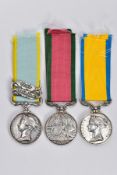 VICTORIAN CRIMEA AND BALTIC MEDAL GROUP, to include 1854 Crimea medal two bars, Sebastopol &