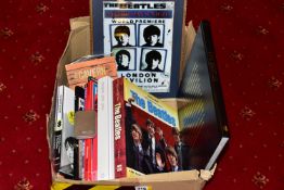 EIGHT BOOKS AND MERCHANDISE PERTAINING TO THE BEATLES and attributing artist including Imagine