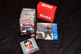 A TRAY CONTAINING APPROX ONE HUNDRED 7in SINGLES and EPs from Elvis Presley including forty seven