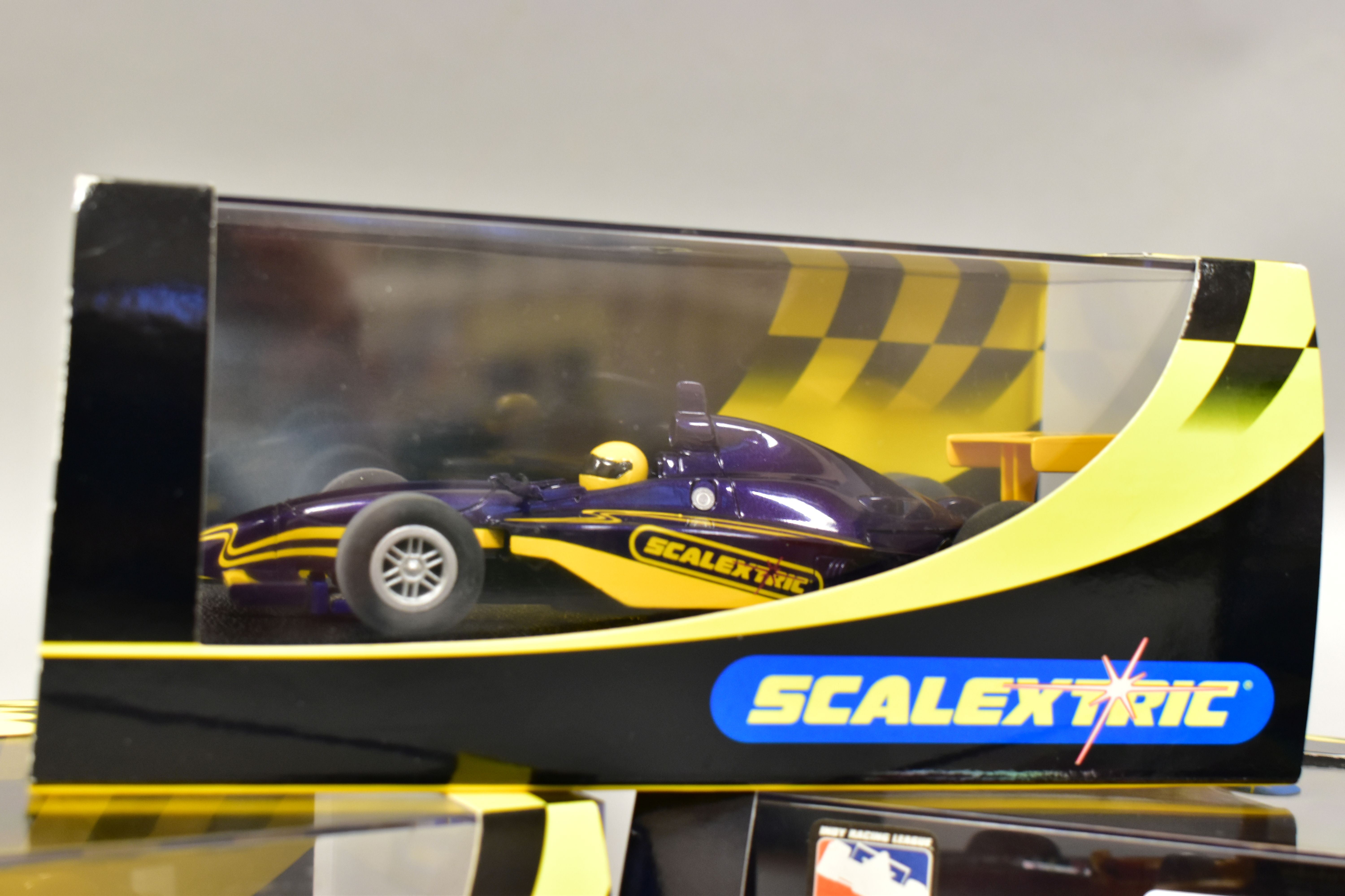 FIVE BOXED SCALEXTRIC DALLARA INDY RACING CARS, assorted liveries, Red Bull No.52 (C2394), - Image 3 of 6