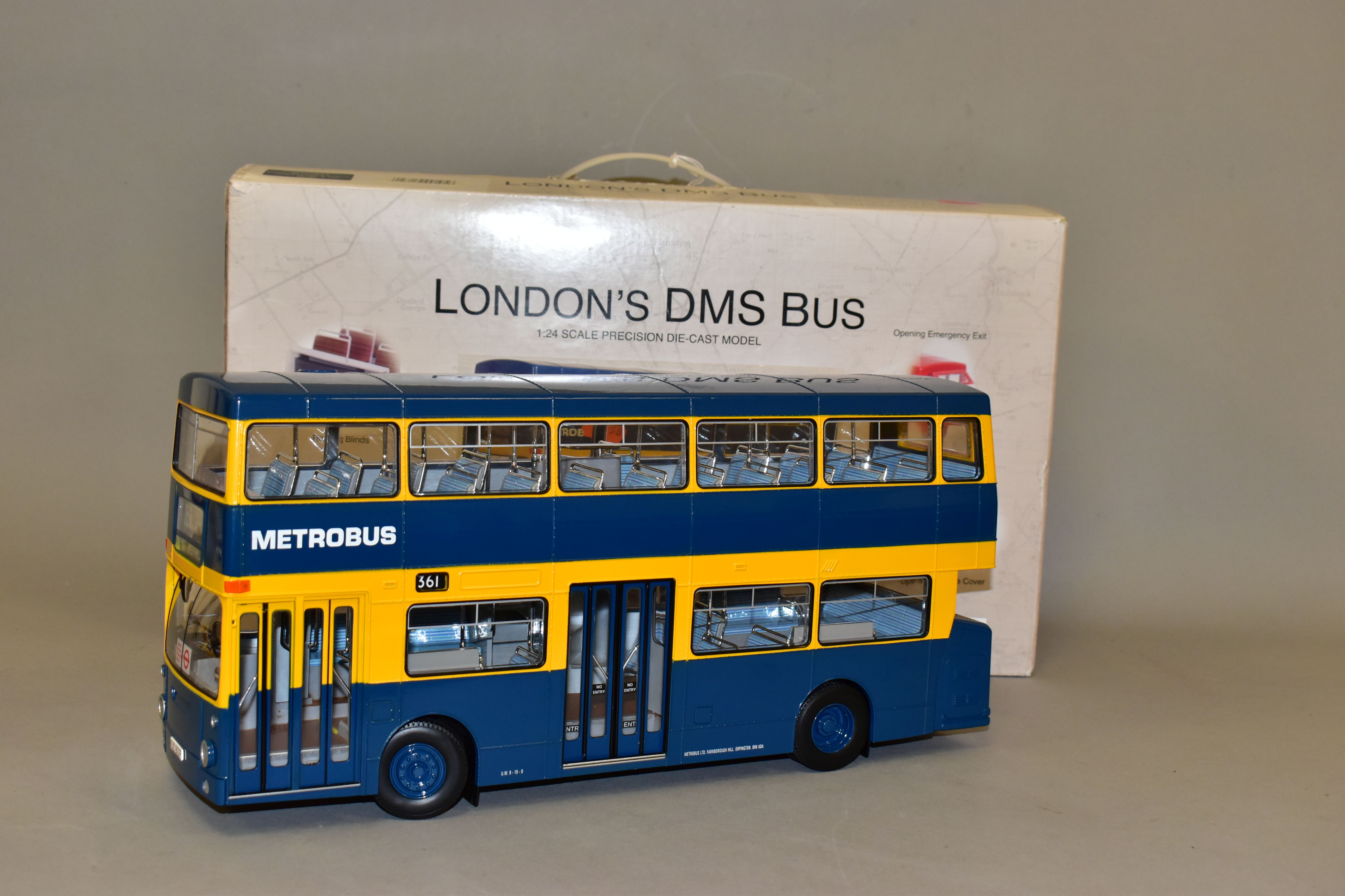A BOXED GILBOW EXCLUSIVE FIRST EDITIONS DAIMLER FLEETLINE LONDON DMS CLASS BUS, No.99105 1:24 scale, - Image 3 of 6