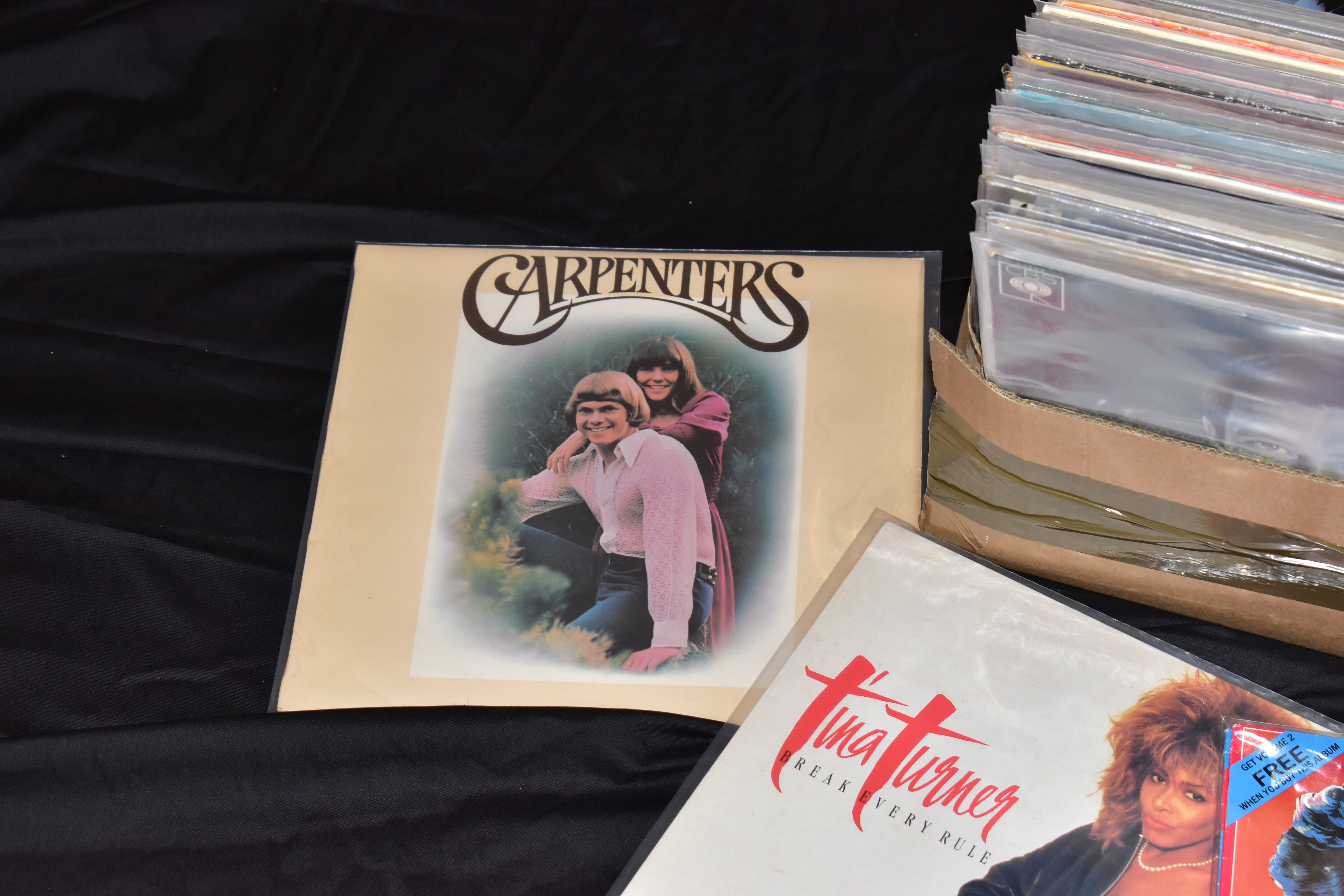 TWO TRAY CONTAINING OVER ONE HUNDRED LPs by artists such as Billy Joel, Abba, the Travelling - Image 3 of 5