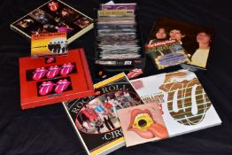 THE ROLLING STONES; A TRAY CONTAINING OVER SEVENTY SINGLES AND EPs including The Rolling Stones EP