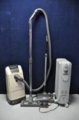 A G-TECH SW22 CORDLESS VACUUM CLEANER with charger, a Miele automatic S240i vacuum cleaner and a