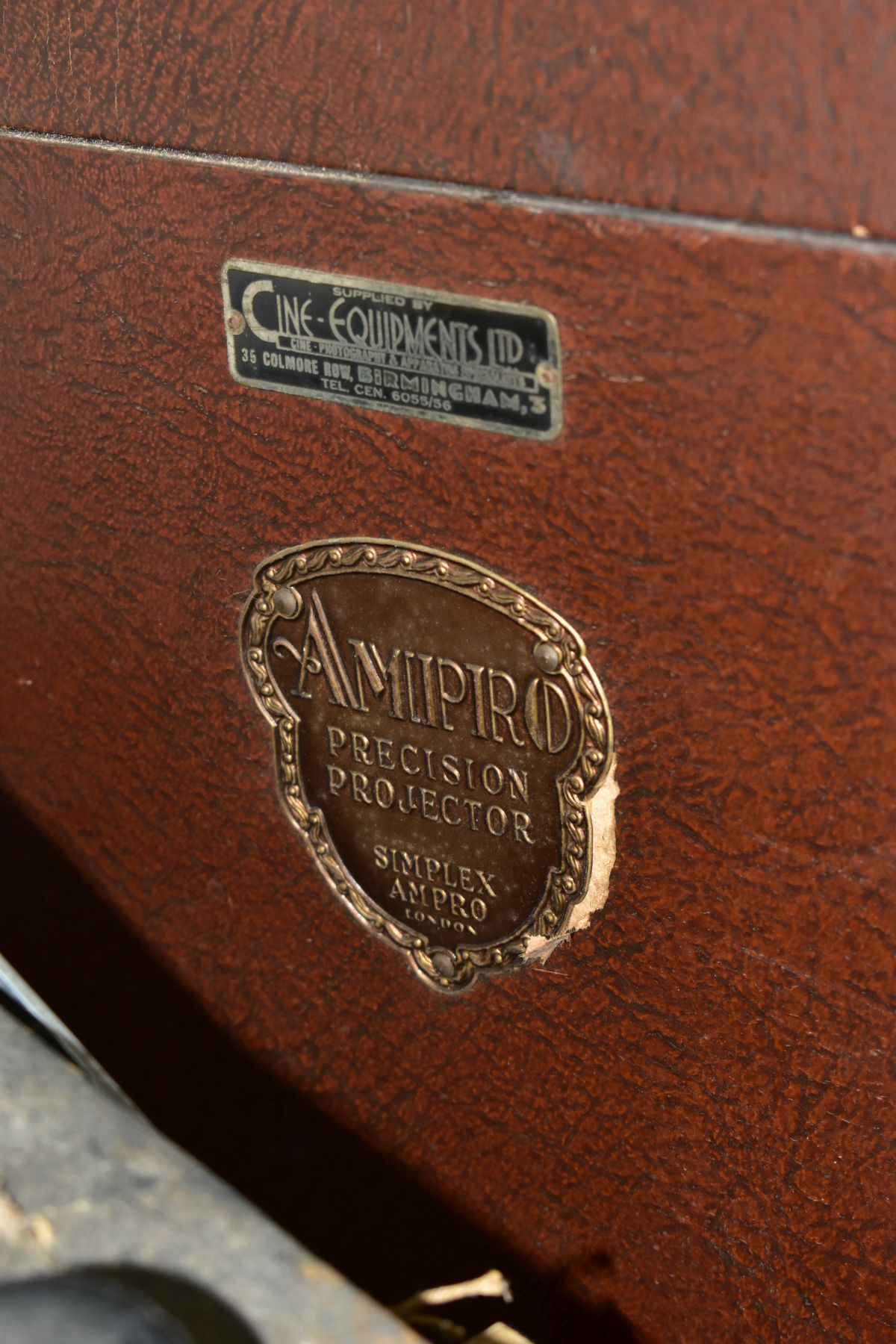 A SIMPLEX AMPRO PROJECTOR, WITH RUNBAKEN TRANSFORMER AND A BOX OF FILMS, comprising a cased - Image 5 of 10