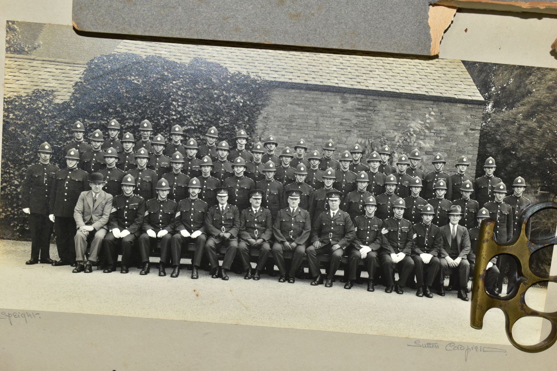 POLICE INTEREST, A POLICE TUNIC, HELMETS, PHOTOGRAPHS, HANDCUFFS ETC, comprising a Warwickshire - Image 13 of 16