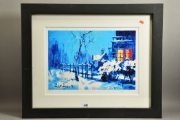 ROLF HARRIS (AUSTRALIA 1930) 'CHRISTMAS EVE IN THE SNOW' signed limited edition print 318/695, no