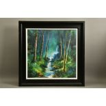 PHILIP GRAY (IRELAND 1959) 'FOREST OF LIGHT' a landscape with waterfall, a limited edition print