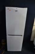 A BEKO FRIDGE/FREEZER temp at 5 and -21 degrees, height 152cm x depth 57cm (PAT pass and working)