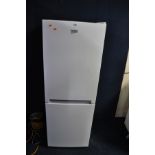 A BEKO FRIDGE/FREEZER temp at 5 and -21 degrees, height 152cm x depth 57cm (PAT pass and working)