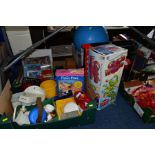 CHILDRENS TOYS AND GAMES ETC, to include a pair of Grind inline skates, size 7, assorted board games