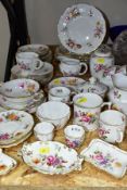 FIFTY TWO PIECES OF ROYAL CROWN DERBY 'DERBY POSIES' DINNER AND GIFTWARES, comprising four dinner