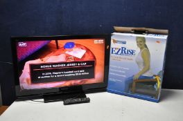 A PANASONIC TX-L32C3B 32IN TV with remote (PAT pass and working) along with an EZ-Rise powerseat (