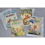RUPERT ANNUALS, four Daily Express editions, The Rupert Book, Adventures of Rupert, More